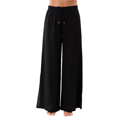 Jantzen Josephine Pull-On Lounge Pant Coverup - Black - FINAL SALE