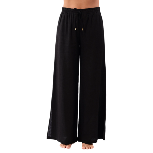 Jantzen Josephine Pull-On Lounge Pant Coverup - Black