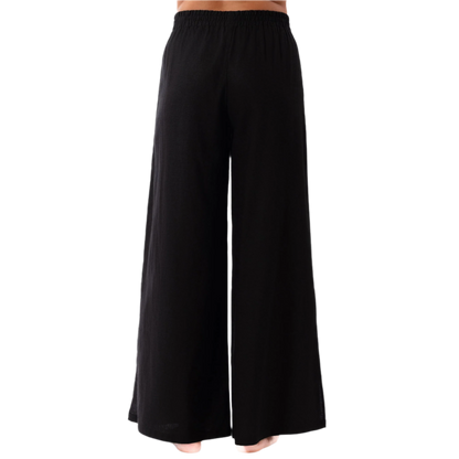 Jantzen Josephine Pull-On Lounge Pant Coverup - Black - FINAL SALE