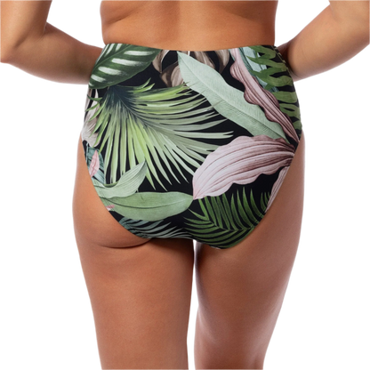 Jantzen Comfort Core High Waist Bottom - Jungle Glam Black - FINAL SALE