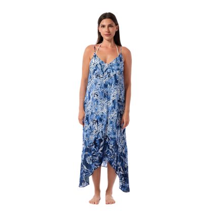 Jantzen Maggie Scarf Dress - Ocean Mosaic - FINAL SALE