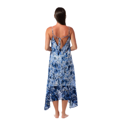 Jantzen Maggie Scarf Dress - Ocean Mosaic - FINAL SALE