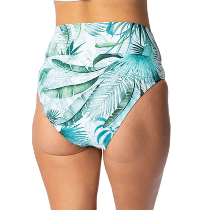 Jantzen Barbara Convertible Bottom - Palm Toile White