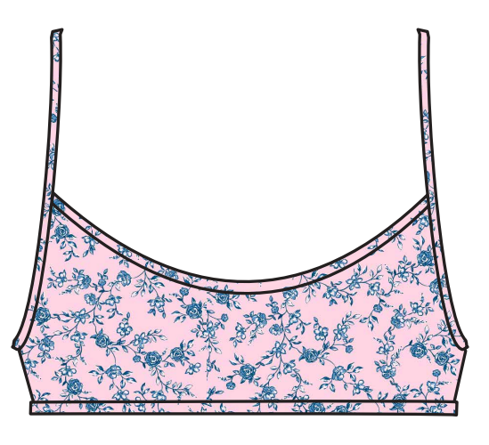 Jolyn Jocelyn Fixed Back Bikini Top - Loveletter