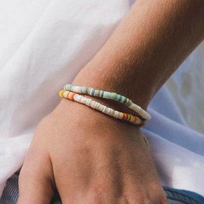 Pineapple Island Manu Bay Surfer Bracelet - Blue Tones