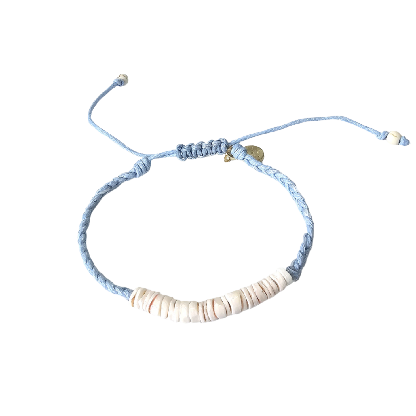 Lotus and Luna Braided Puka Bracelet - Keala