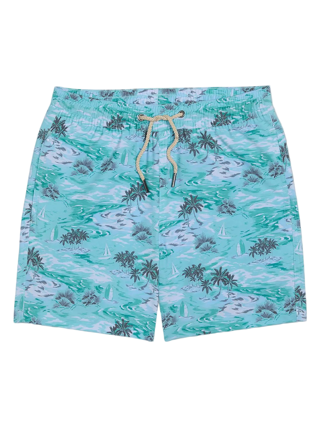 Fair Harbor Kid's Bayberry Swim Trunk - Aqua Waters