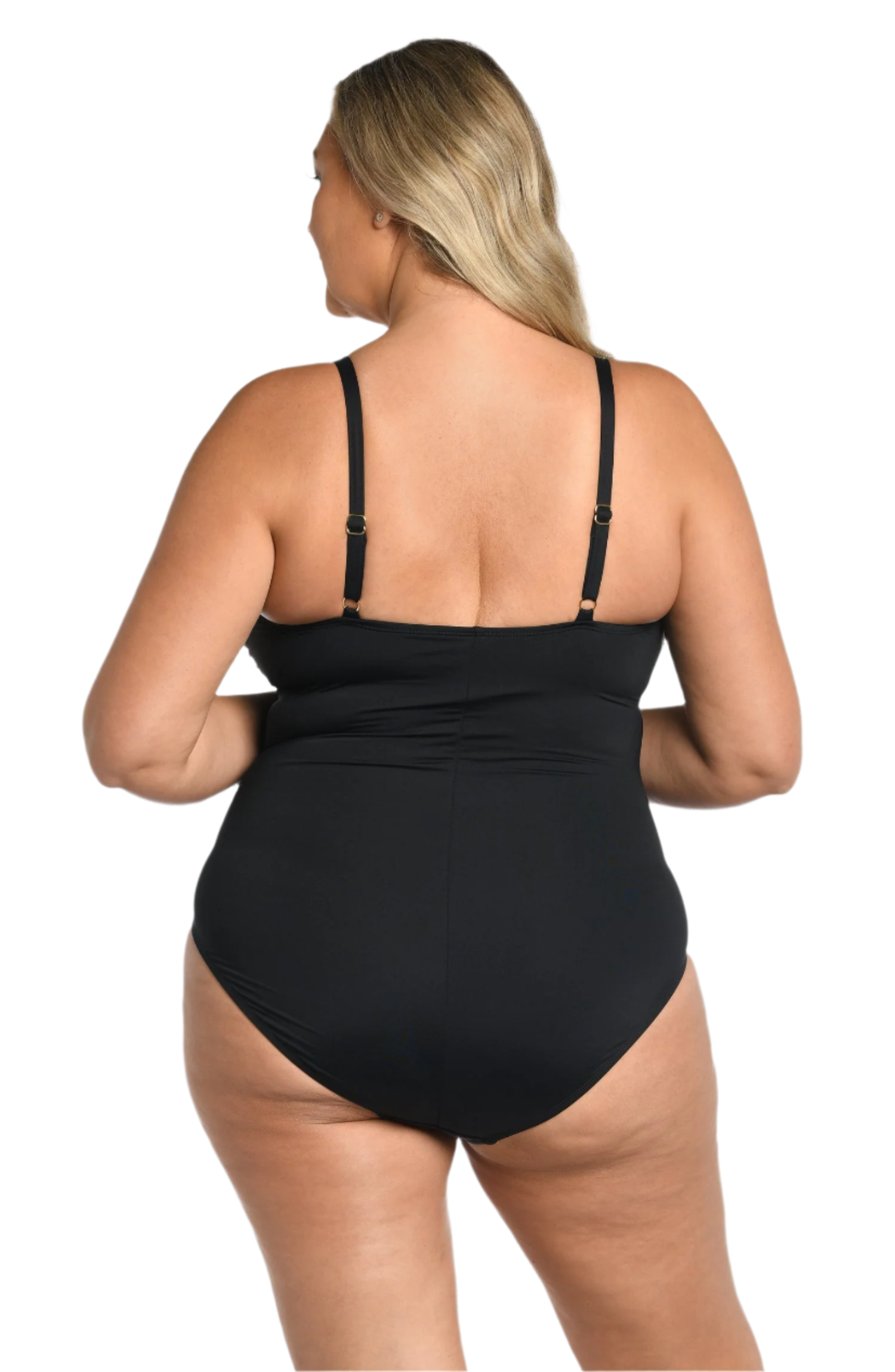 La Blanca Island Goddess Plunge One-Piece Swimsuit | Neiman Marcus La Blanca Island Goddess Plunge One-Piece Swimsuit | Neiman Marcus