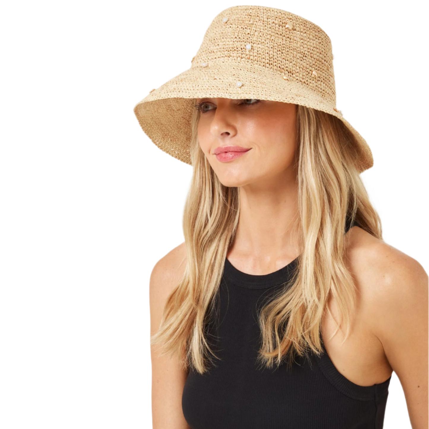 L Space Carmel Island Bucket Hat - Natural