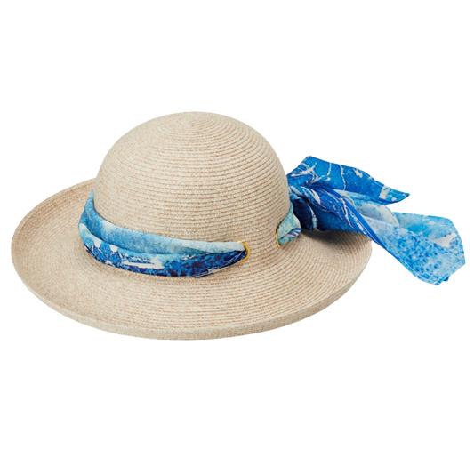 Wallaroo Women's Lady Jane Packable Sun Hat UPF 50+ - White