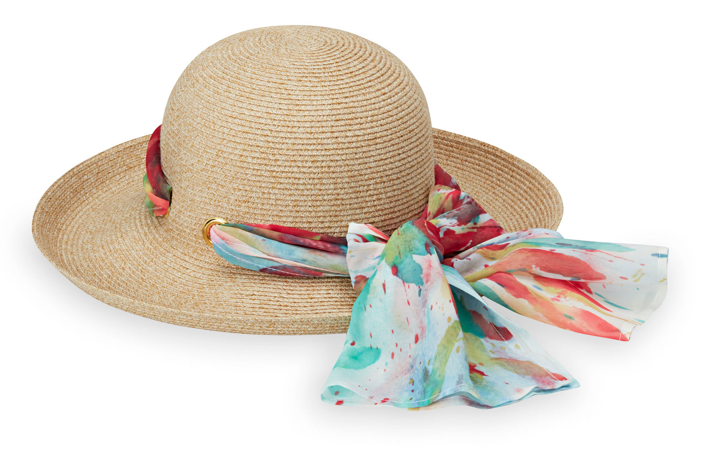 Wallaroo Women's Lady Jane Packable Sun Hat UPF 50+ - Natural