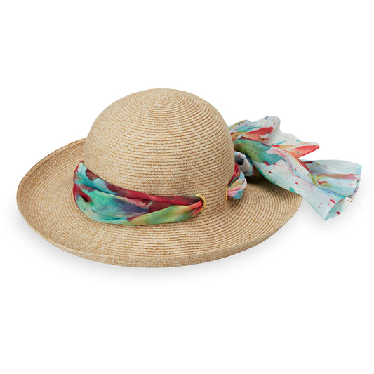 Wallaroo Women's Lady Jane Packable Sun Hat UPF 50+ - Natural