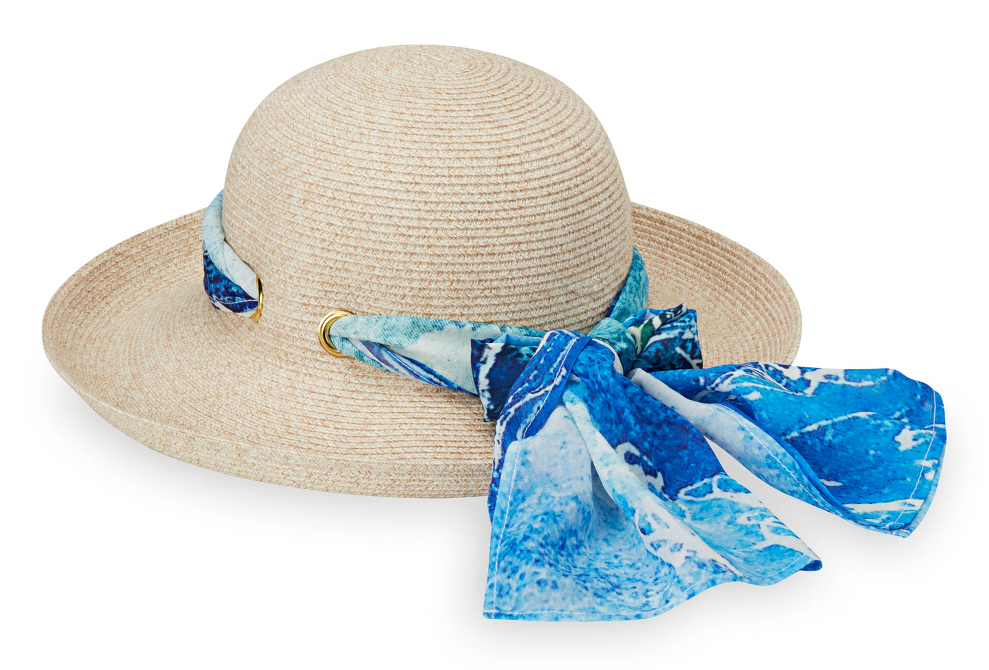 Wallaroo Women's Lady Jane Packable Sun Hat UPF 50+ - White