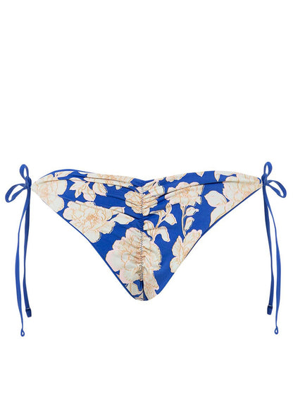 Maaji Sunning Tie Side Cheeky Cut Bikini Bottom - Lapis Blue