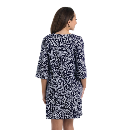 Anita Salla Beach Dress Tunic - Flower Dots