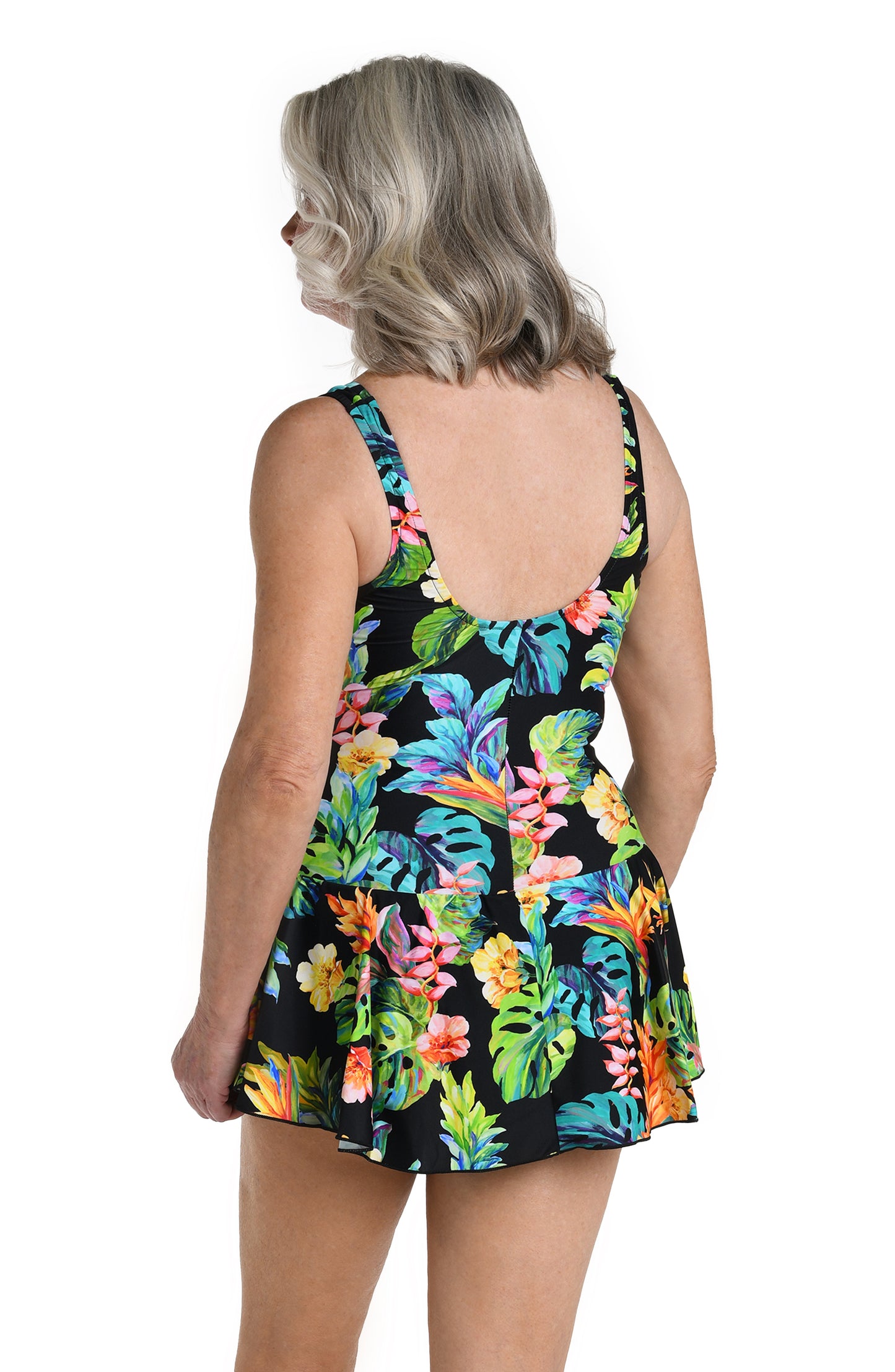 Maxine Of Hollywood Princess Seam Swim Dress - Oahu - FINAL SALE!