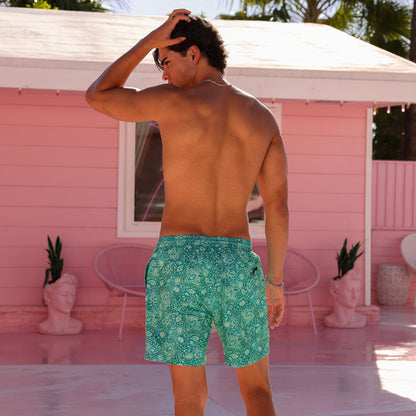 Kulani Kinis Men's Swim Trunks - Emerald Aura