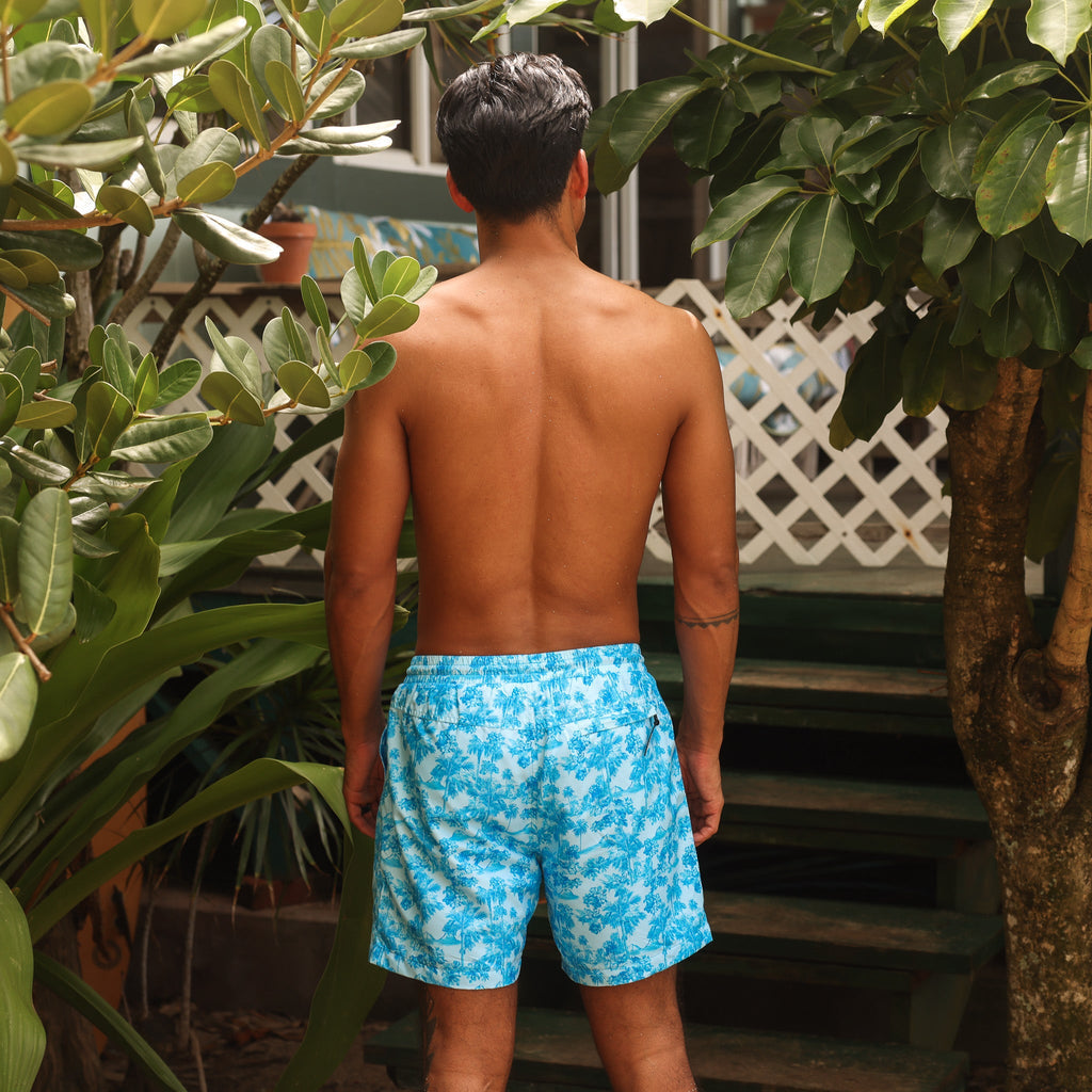Kulani Kinis Men's Swim Trunks - Ocean Paradise