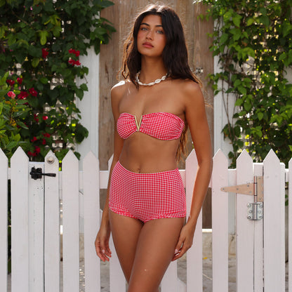 Kulani Kinis Micro Swim Short - Strawberry Siesta