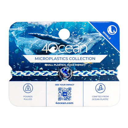 4ocean Microplastics Bracelet - Whale - FINAL SALE
