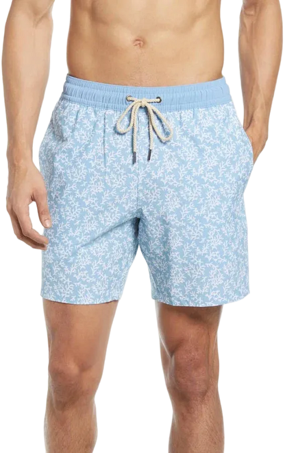 Fair Harbor Men's The Bayberry Swim Trunk Boardshort - Mist Seaweed