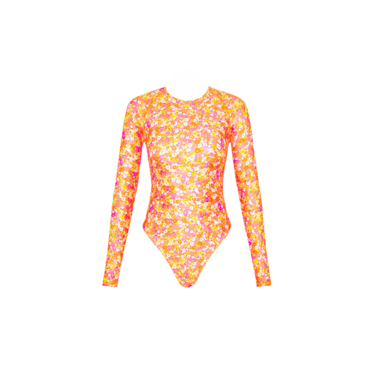 Kulani Kinis Long Sleeve Surf Suit - Mimosa Meadows