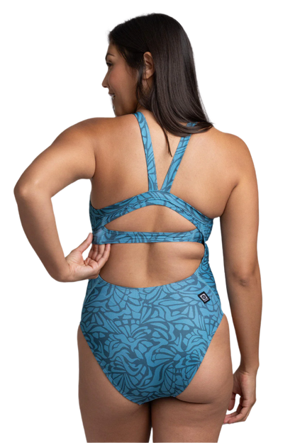 Jolyn Caroline Full Coverage Swim Onesie - Wings - FINAL SALE