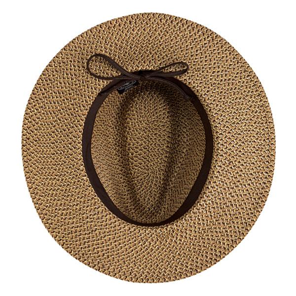 Wallaroo Outback Packable Fedora Sun Hat UPF 50+ - Brown