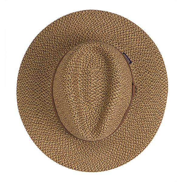 Wallaroo Outback Packable Fedora Sun Hat UPF 50+ - Brown