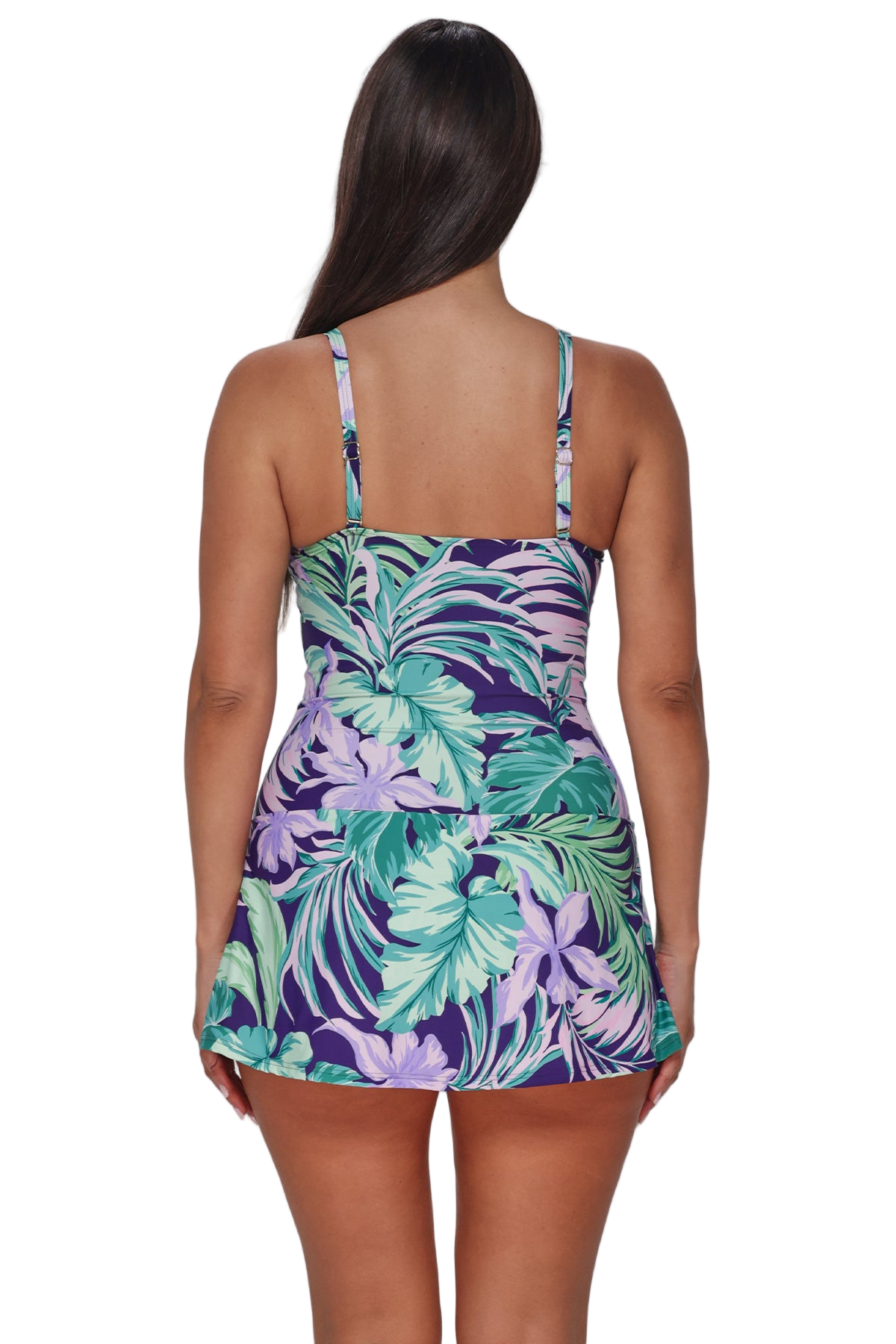 Sunsets Escape Sienna Swim Dress - Palm Shade