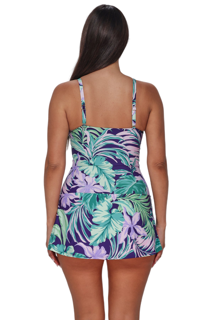 Sunsets Escape Sienna Swim Dress - Palm Shade