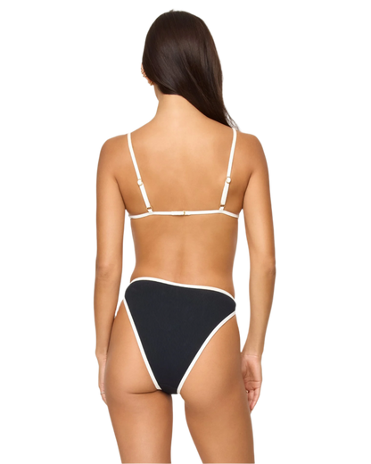 L Space Kourt Bikini Top - Black/Cream