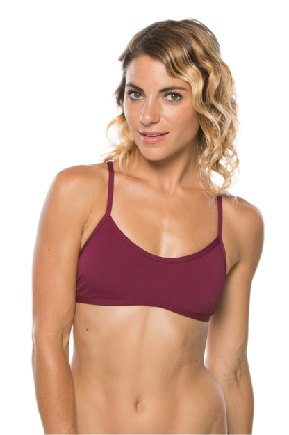 Jolyn Ryan Bikini Top - Cabernet