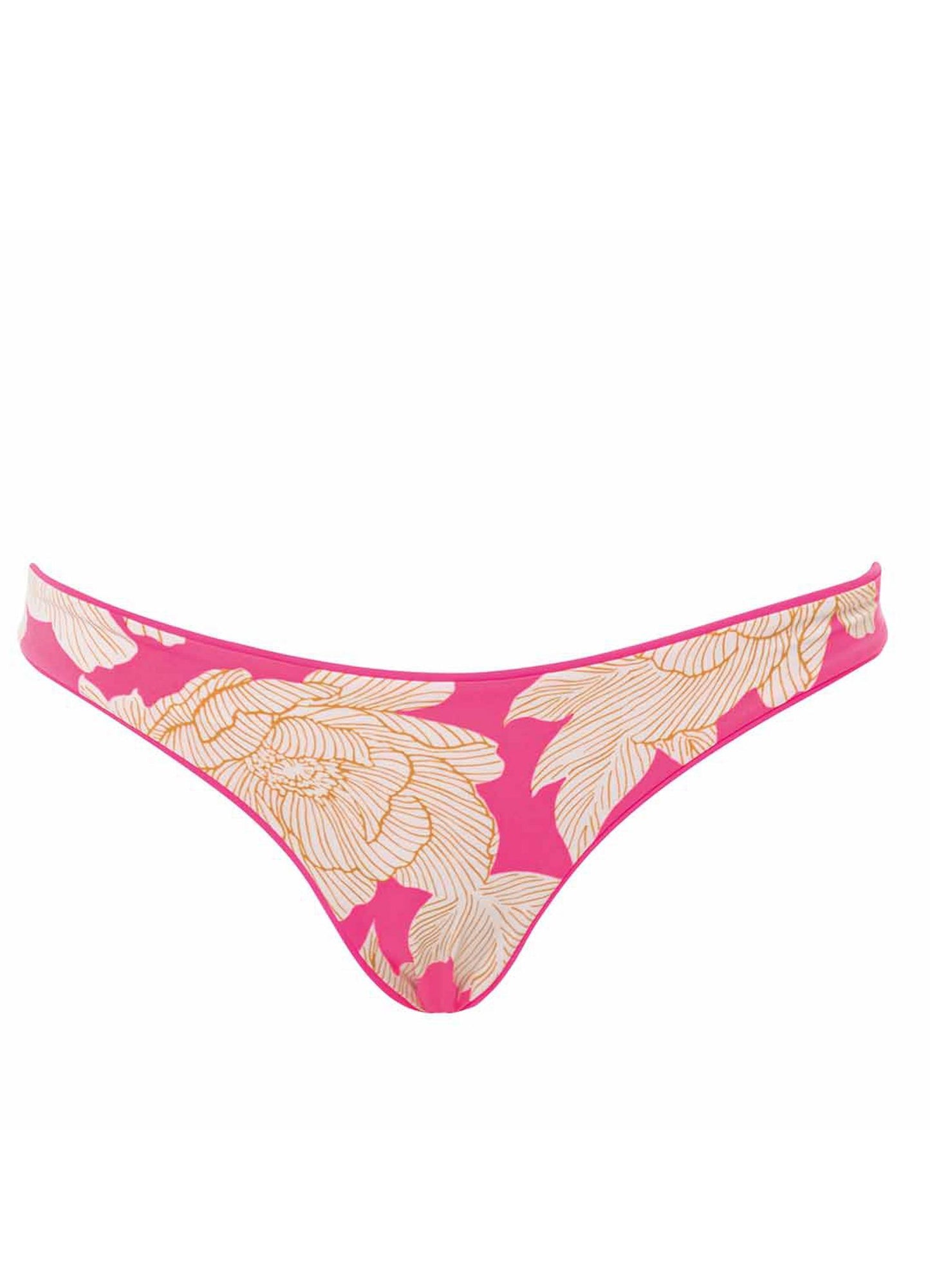 Maaji Flirt Thin Side Bikini Bottom - Radiant Pink