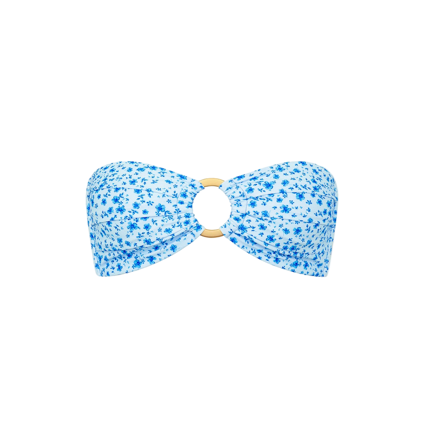 Kulani Kinis Strapless Bandeau Bikini Top - Dream Flower
