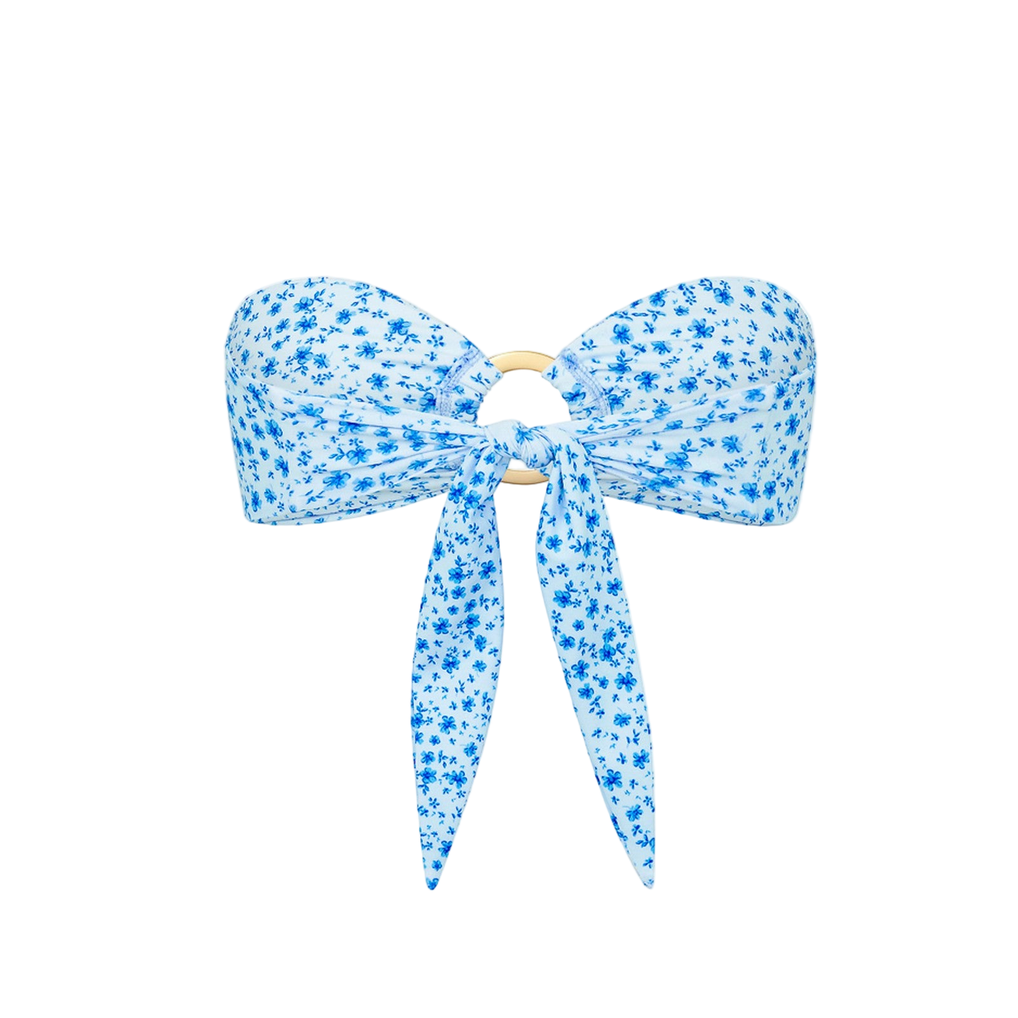 Kulani Kinis Strapless Bandeau Bikini Top - Dream Flower