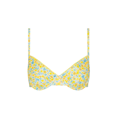 Kulani Kinis Decorative Ditzy Underwire Bikini Top - Dreamy Daze