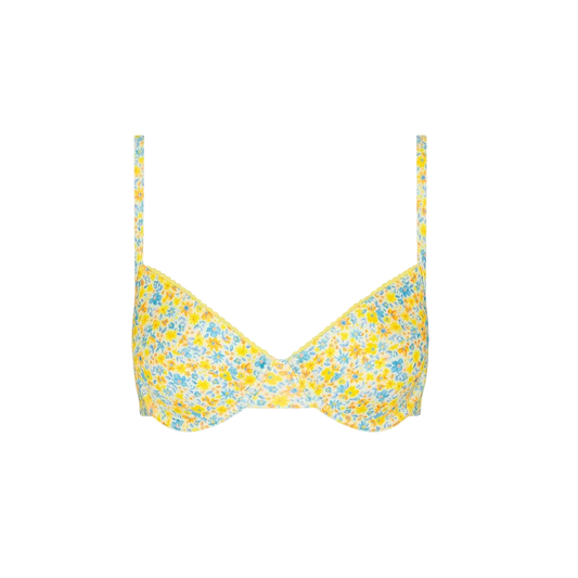 Kulani Kinis Decorative Ditzy Underwire Bikini Top - Dreamy Daze