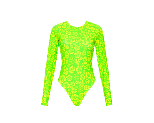 Kulani Kinis Long Sleeve Surf Suit - Aloha Lime