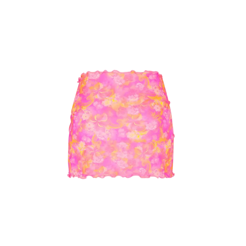 Kulani Kinis Mini Mesh Sarong - Petal Pop
