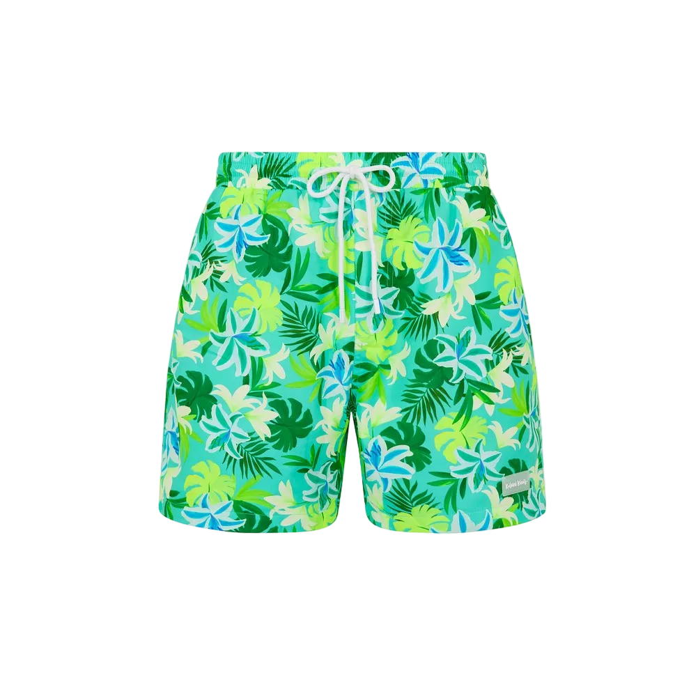 Kulani Kinis Men's Swim Trunks - Neon Splice