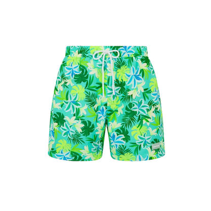 Kulani Kinis Men's Swim Trunks - Neon Splice