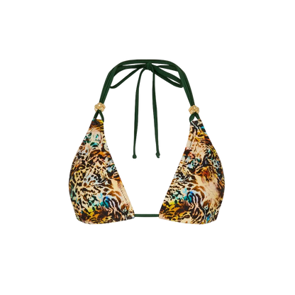 Kulani Kinis Beaded Halter Bralette Bikini Top - Sundaze