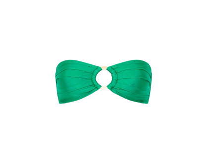 Kulani Kinis Strapless Bandeau Bikini Top - Jungle Jewel - FINAL SALE