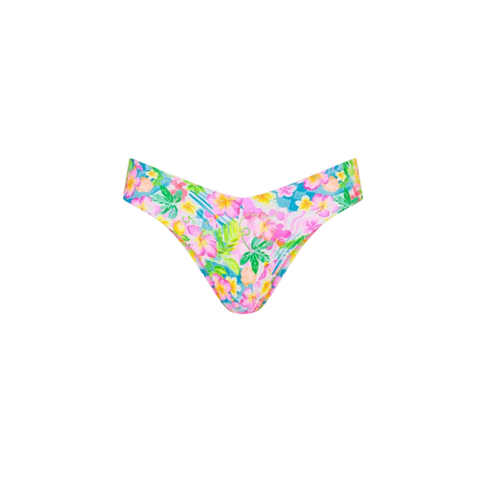 Kulani Kinis Cheeky V Bikini Bottom - Summer Daydreams