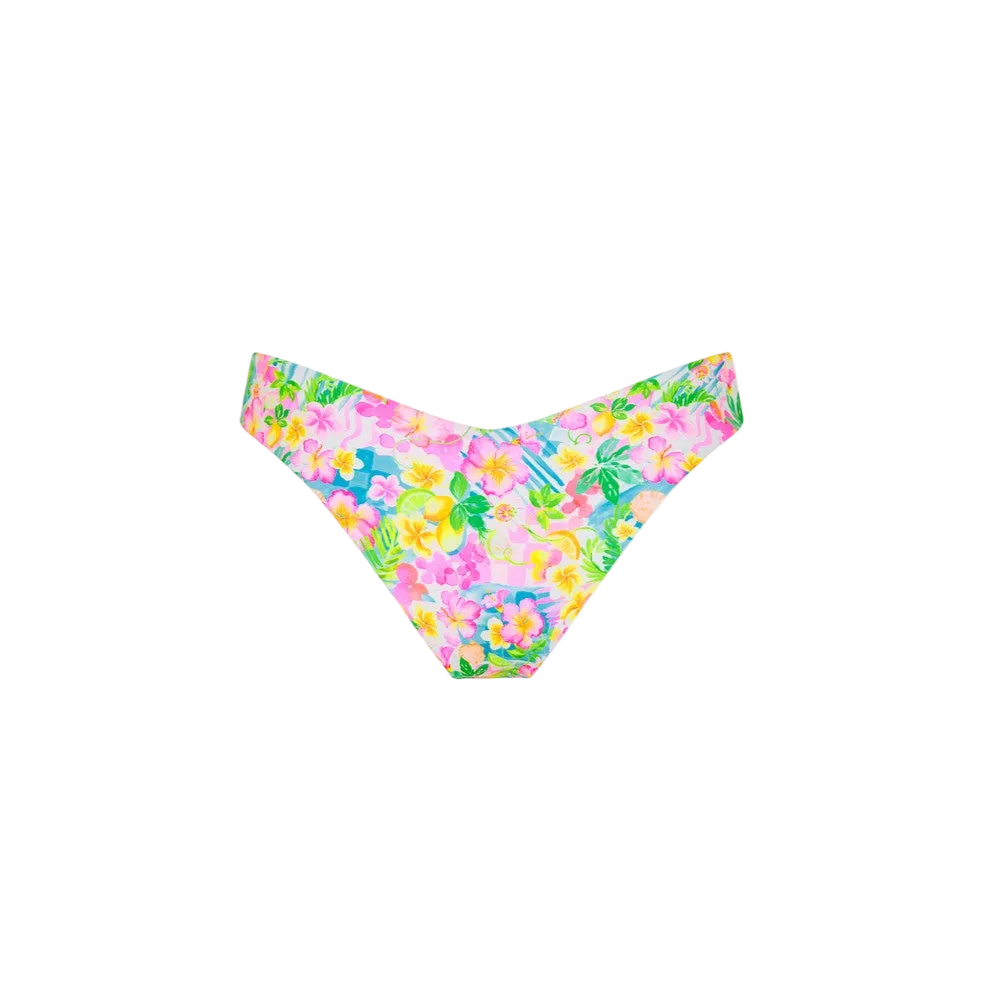 Kulani Kinis Cheeky V Bikini Bottom - Summer Daydreams