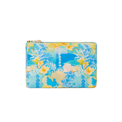 Kulani Kinis Beach Pouch - Limoncello Lagoon