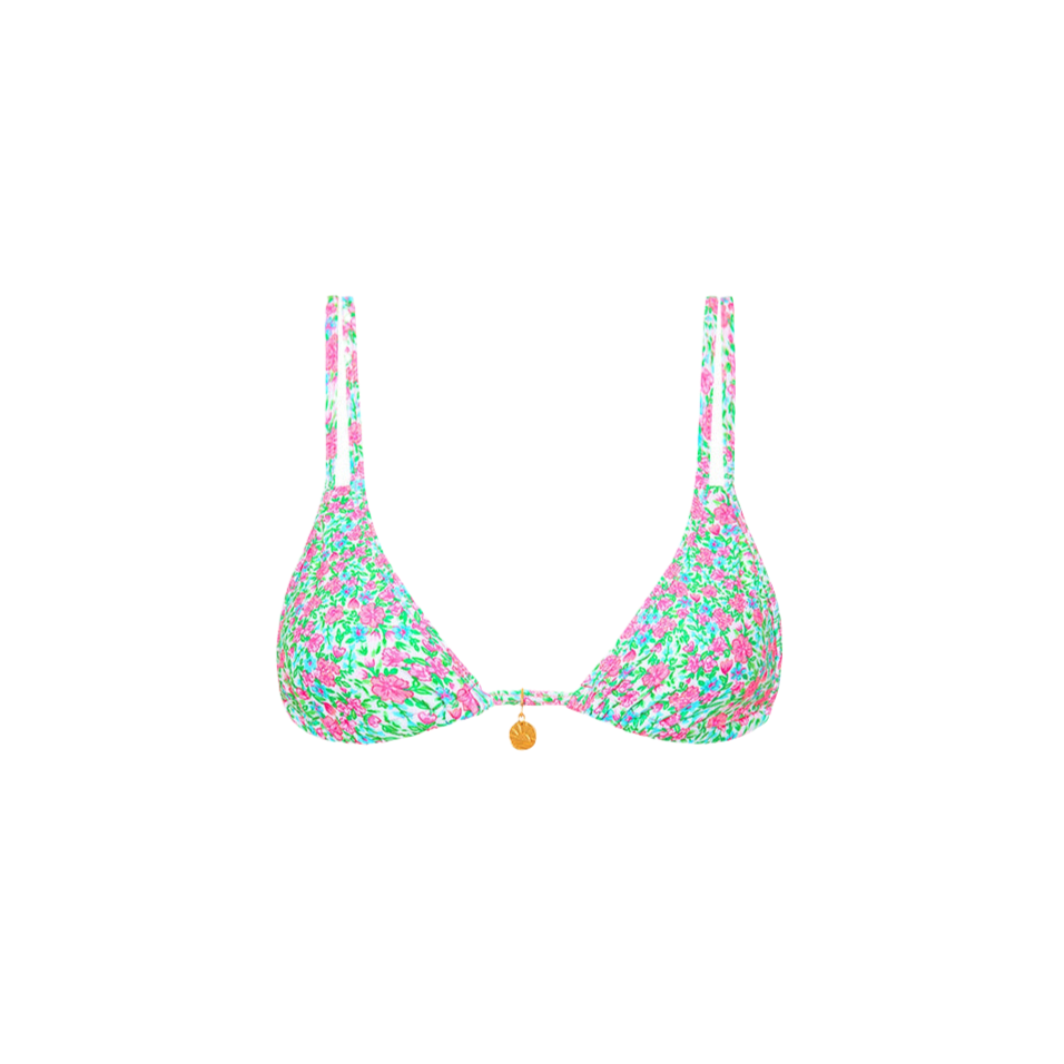 Kulani Kinis Twin Strap Bralette Bikini Top - Sweet Pea