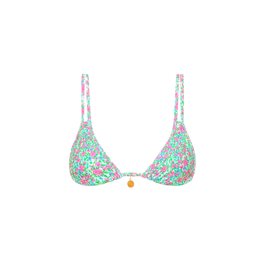 Kulani Kinis Twin Strap Bralette Bikini Top - Sweet Pea