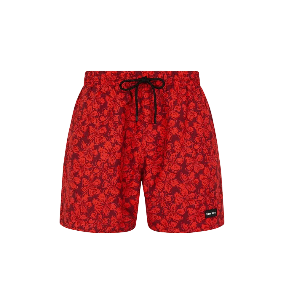 Kulani Kinis Men's Swim Trunks - Sassy Sangria